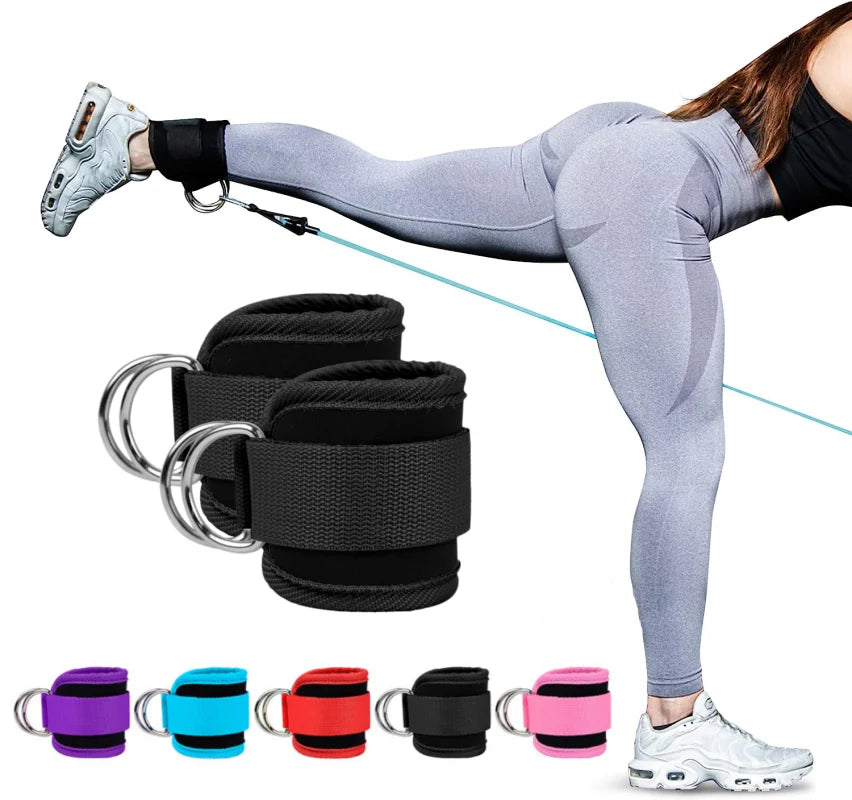 Gym Ankle Straps – Leg & Glute Training Cuffs for Cable Kickbacks & Abductors
