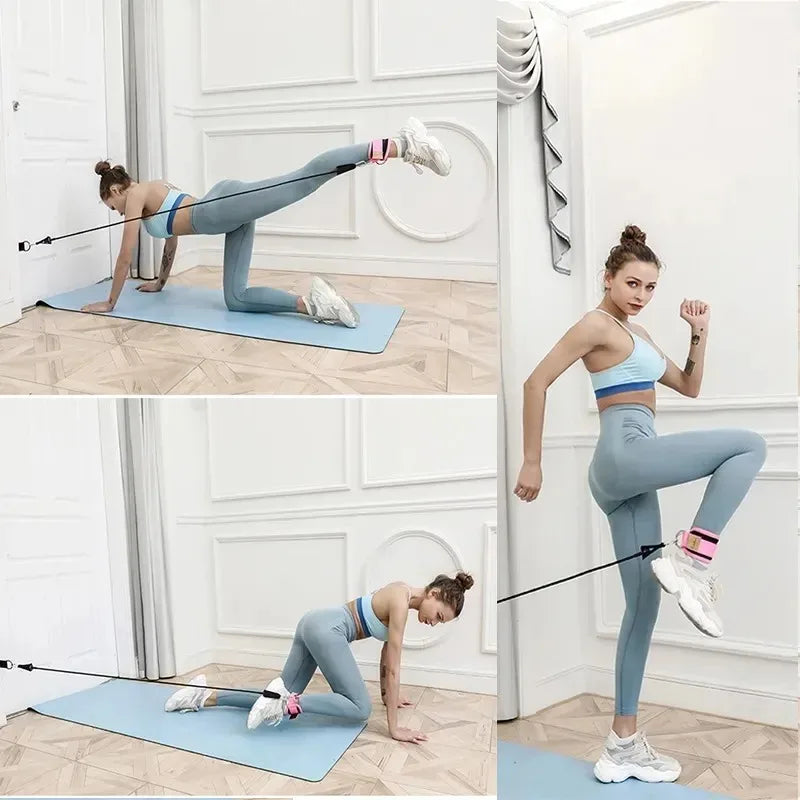 Gym Ankle Straps – Leg & Glute Training Cuffs for Cable Kickbacks & Abductors